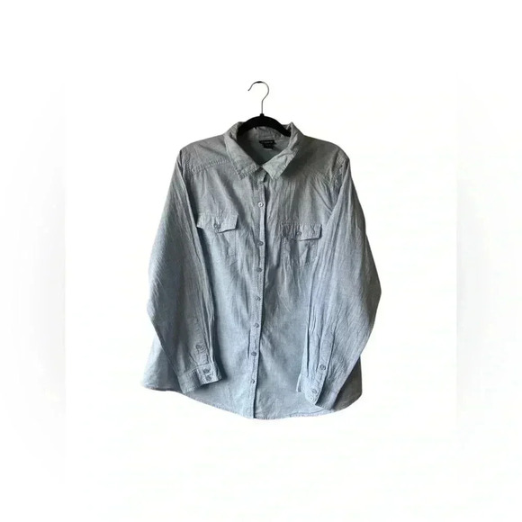 Torrid 100% Cotton Button-Down Shirt Plus Size 2 - Picture 1 of 6